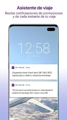 SKY Airline android App screenshot 2